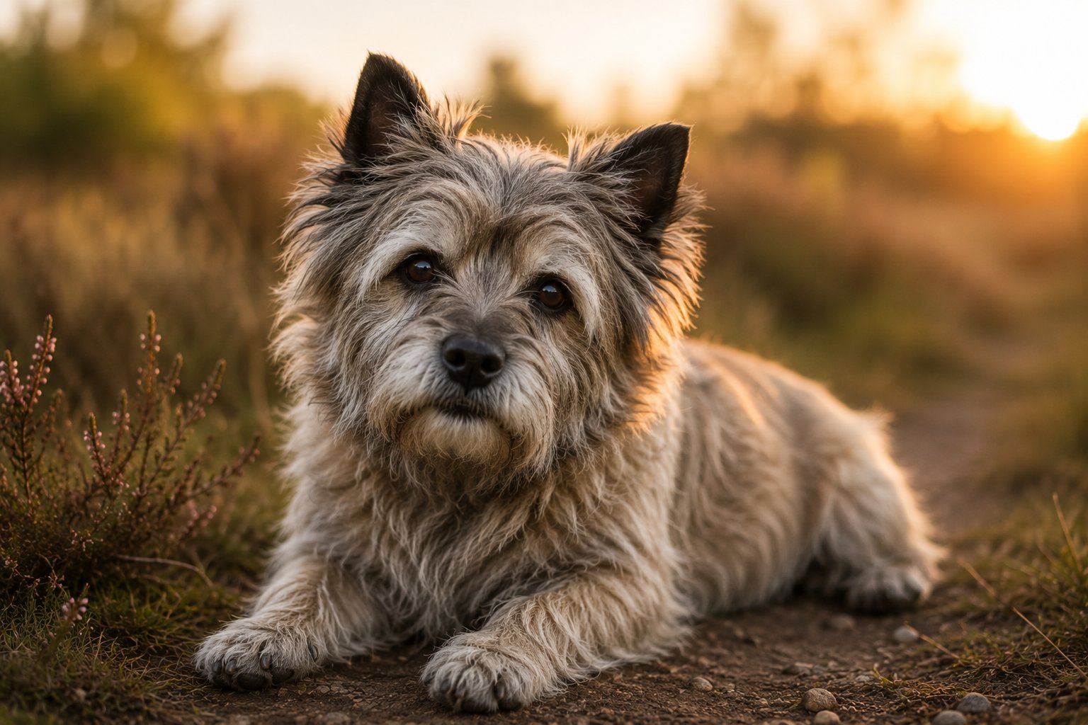 Cani anziani e cani con demenza – cane anziano dal pelo grigio